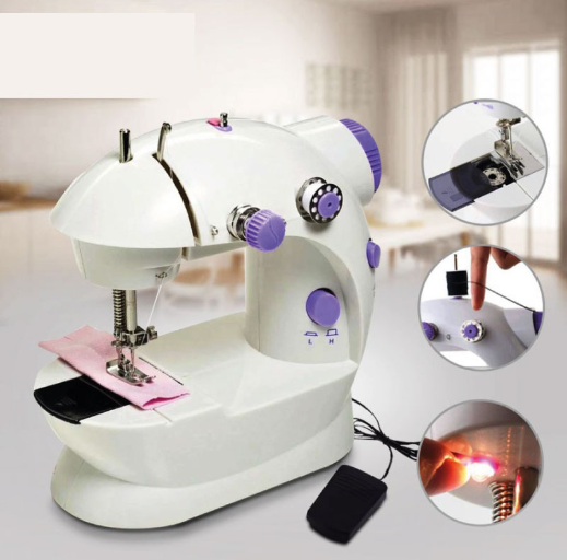 ماكنة الخياطة صغيرة الحجم mini sewing machine